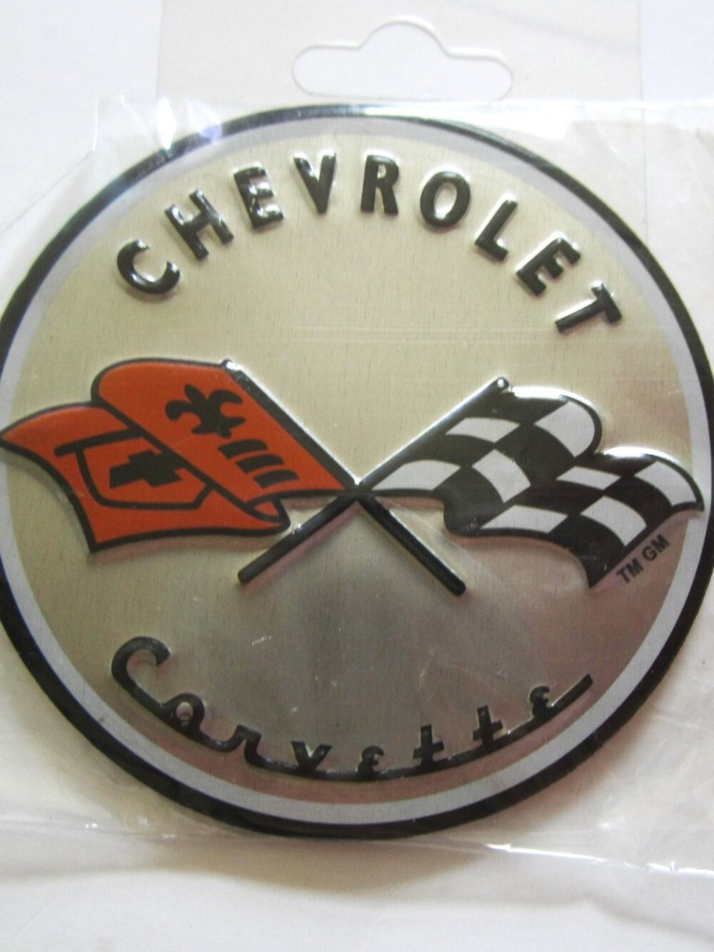 Chevrolet Corvette Flag Car Auto Fridge Magnet